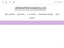 Tablet Screenshot of jennifermargulis.net
